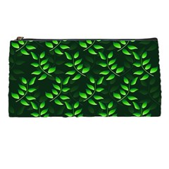 Branches Nature Green Leaves Sheet Pencil Case