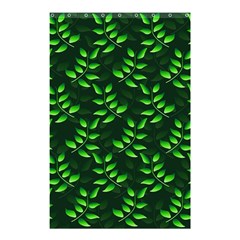 Branches Nature Green Leaves Sheet Shower Curtain 48  X 72  (small) 