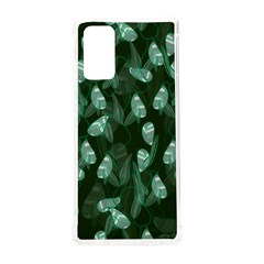Plants Leaves Flowers Pattern Samsung Galaxy Note 20 Tpu Uv Case by Ravend