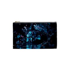 Ai Generated Cherry Blossom Cosmetic Bag (small) by Ravend