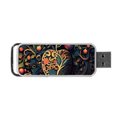 Ai Generated Apple Foliage Portable Usb Flash (one Side) by Ravend