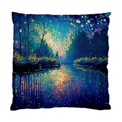 Oil Painting Night Scenery Fantasy Standard Cushion Case (one Side)