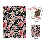 Botanical Flowers Playing Cards Single Design (Rectangle) Back