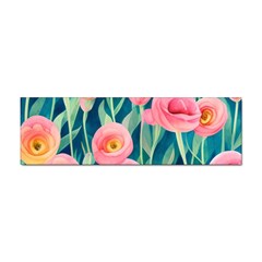 Blush Watercolor Flowers Sticker Bumper (10 Pack) by GardenOfOphir