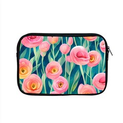 Blush Watercolor Flowers Apple Macbook Pro 15  Zipper Case by GardenOfOphir