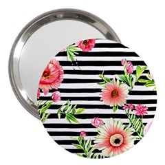 Blooming Watercolor Flowers 3  Handbag Mirrors by GardenOfOphir