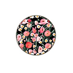 Charming Watercolor Flowers Hat Clip Ball Marker (10 Pack) by GardenOfOphir