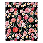 Charming Watercolor Flowers Shower Curtain 60  x 72  (Medium)  60 x72  Curtain