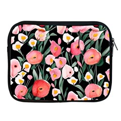 Charming Watercolor Flowers Apple Ipad 2/3/4 Zipper Cases by GardenOfOphir