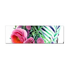 Adorned Watercolor Flowers Sticker Bumper (10 Pack) by GardenOfOphir