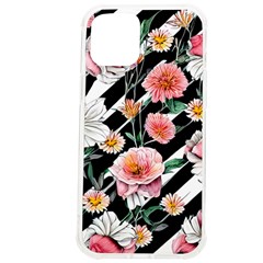 Exotic Watercolor Botanical Flowers Pattern Iphone 12 Pro Max Tpu Uv Print Case by GardenOfOphir