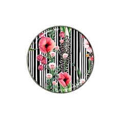 Tropical Paradise - Watercolor Botanical Flowers Hat Clip Ball Marker (4 Pack) by GardenOfOphir