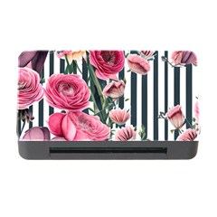 Flora Watercolor Botanical Flowers Memory Card Reader with CF