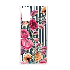 Flora Watercolor Botanical Flowers Samsung Galaxy Note 20 Tpu Uv Case by GardenOfOphir