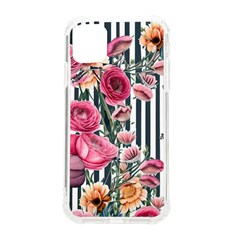 Flora Watercolor Botanical Flowers iPhone 11 TPU UV Print Case