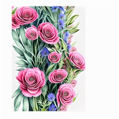 Attention-getting Watercolor Flowers Large Garden Flag (two Sides) by GardenOfOphir