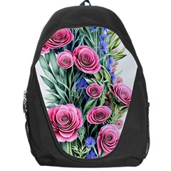 Attention-getting Watercolor Flowers Backpack Bag by GardenOfOphir