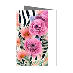 Delightful Watercolor Flowers And Foliage Mini Greeting Cards (pkg Of 8) by GardenOfOphir