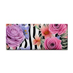 Delightful watercolor flowers and foliage Hand Towel
