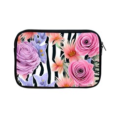 Delightful Watercolor Flowers And Foliage Apple Ipad Mini Zipper Cases by GardenOfOphir