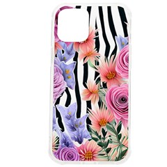 Delightful Watercolor Flowers And Foliage Iphone 12 Pro Max Tpu Uv Print Case by GardenOfOphir