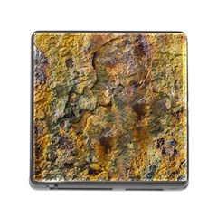 Rusty Orange Abstract Surface Memory Card Reader (square 5 Slot) by dflcprintsclothing