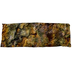 Rusty Orange Abstract Surface Body Pillow Case (dakimakura) by dflcprintsclothing