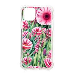 Cute Watercolor Flowers And Foliage Iphone 11 Pro 5 8 Inch Tpu Uv Print Case by GardenOfOphir