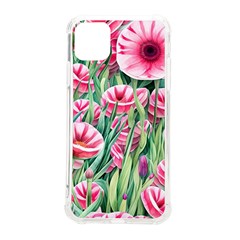 Cute Watercolor Flowers And Foliage Iphone 11 Pro Max 6 5 Inch Tpu Uv Print Case by GardenOfOphir