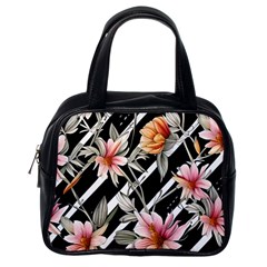 Celestial Watercolor Flowers Classic Handbag (one Side) by GardenOfOphir