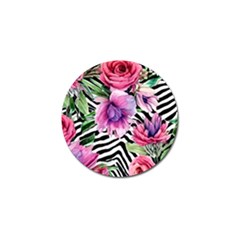 Classy And Chic Watercolor Flowers Golf Ball Marker (10 Pack) by GardenOfOphir