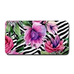 Classy And Chic Watercolor Flowers Medium Bar Mat by GardenOfOphir