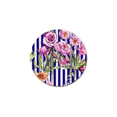Classy And Chic Watercolor Flowers Golf Ball Marker (4 Pack) by GardenOfOphir