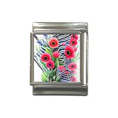 Cherished Blooms – Watercolor Flowers Botanical Italian Charm (13mm) by GardenOfOphir