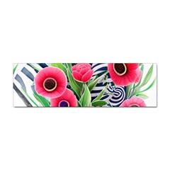 Cherished Blooms – Watercolor Flowers Botanical Sticker Bumper (100 Pack) by GardenOfOphir