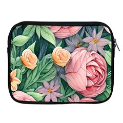 Darling And Dazzling Watercolor Flowers Apple Ipad 2/3/4 Zipper Cases by GardenOfOphir