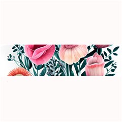 Cheerful Watercolors – Flowers Botanical Large Bar Mat by GardenOfOphir