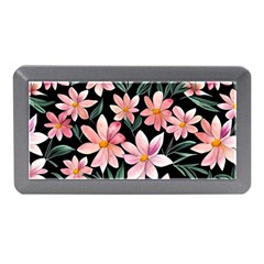 Classy Botanicals – Watercolor Flowers Botanical Memory Card Reader (mini) by GardenOfOphir