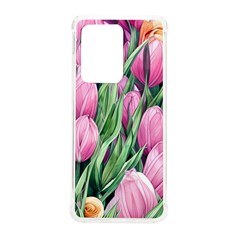 Cheerful Watercolor Flowers Samsung Galaxy S20 Ultra 6 9 Inch Tpu Uv Case by GardenOfOphir
