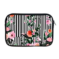 Classic Watercolor Flowers Apple Macbook Pro 17  Zipper Case by GardenOfOphir