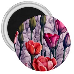 Color-infused Watercolor Flowers 3  Magnets by GardenOfOphir