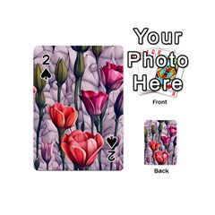 Color-infused Watercolor Flowers Playing Cards 54 Designs (mini) by GardenOfOphir