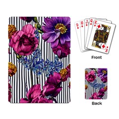 Dazzling Watercolor Flowers Playing Cards Single Design (rectangle) by GardenOfOphir