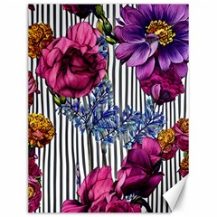 Dazzling Watercolor Flowers Canvas 12  X 16  by GardenOfOphir