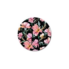 Charming Watercolor Flowers Golf Ball Marker (4 Pack) by GardenOfOphir