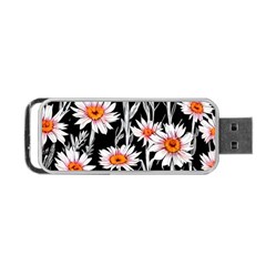 Dazzling Watercolor Flowers Portable Usb Flash (one Side) by GardenOfOphir