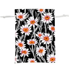 Dazzling Watercolor Flowers Lightweight Drawstring Pouch (xl)