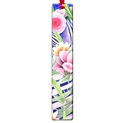 Luxurious Watercolor Flowers Large Book Marks by GardenOfOphir