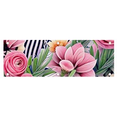 Luxurious Watercolor Flowers Banner And Sign 6  X 2  by GardenOfOphir