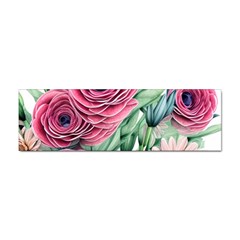 Majestic Watercolor Flowers Sticker Bumper (100 Pack)